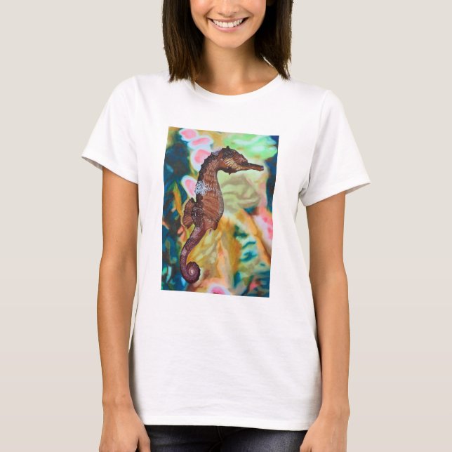 Seahorse Warrior Women's T-Shirt (Framsida)
