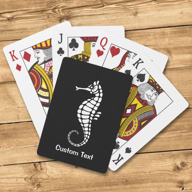 Seahorse White Casinokort (Skapare uppladdad)