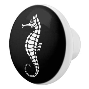 Seahorse White Knopp