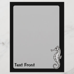 Seahorse White Reklamblad