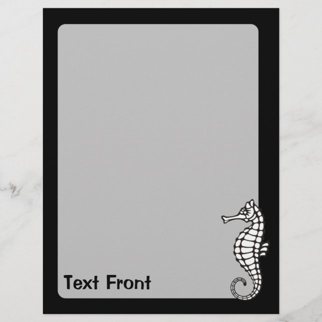 Seahorse White Reklamblad (Framsidan)