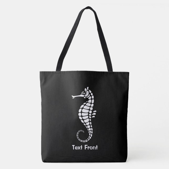 Seahorse White Tygkasse (Framsida)