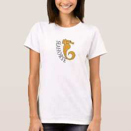 Seahorse - White Women's Basic T-Shirt