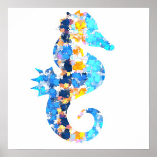 Seahorseaffisch Poster