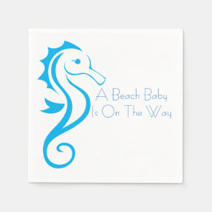Seahorsebaby showerservett (pojken) pappersservett