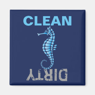 Seahorseblått Magnet