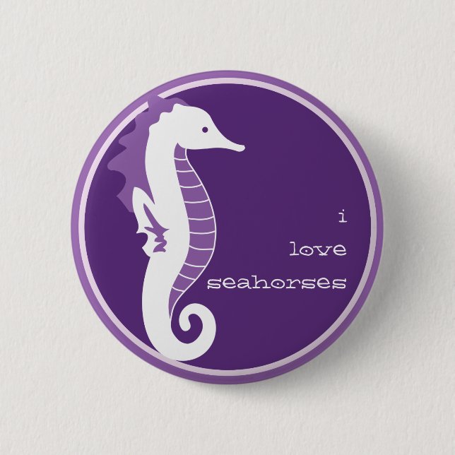 SeahorseFrolic knäppas - lilor Knapp (Framsida)
