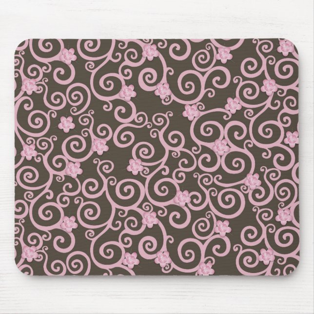 Seahorsen virvlar runt Mousepad Musmatta (Framsidan)