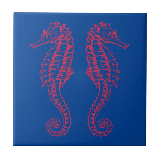 Seahorses Kakelplatta (Framsidan)