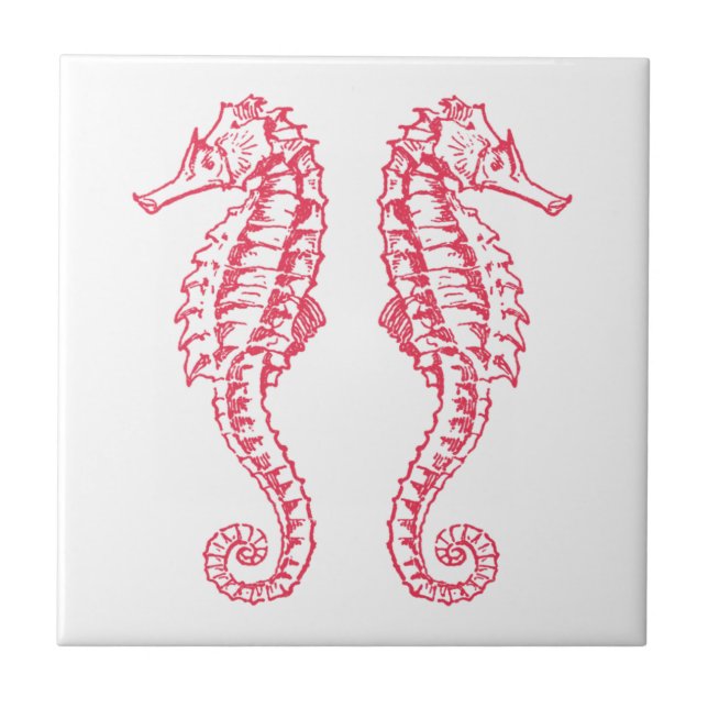 Seahorses Kakelplatta (Framsidan)