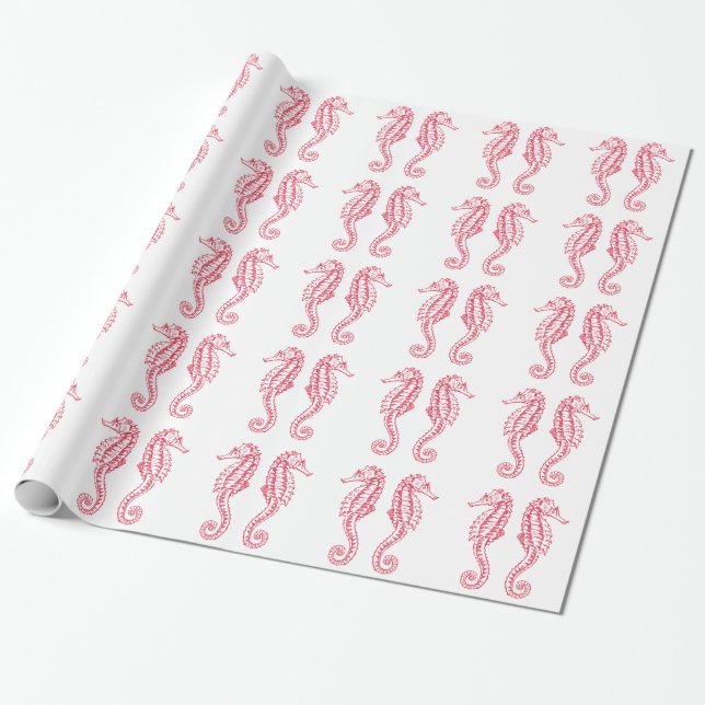 Seahorses Presentpapper (Utrullad)