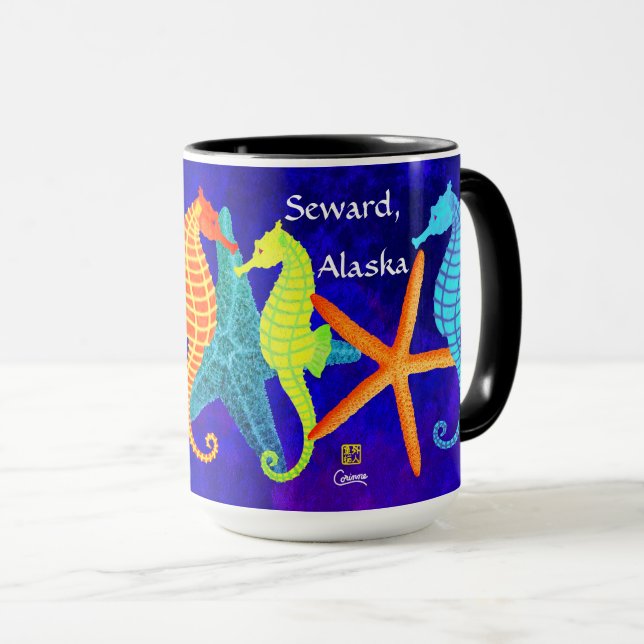 Seahorses Seward - 15 uns. Combo mugg (Framsida höger)