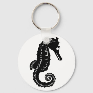 SeahorseSilhouette Nyckelring