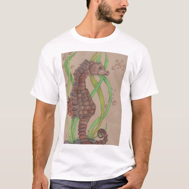 SeahorseStudios T skjorta T-shirt (Framsida)