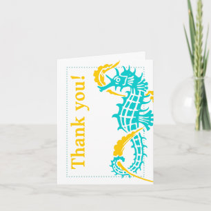 Seahorseturkos, gult brölloptack tack kort