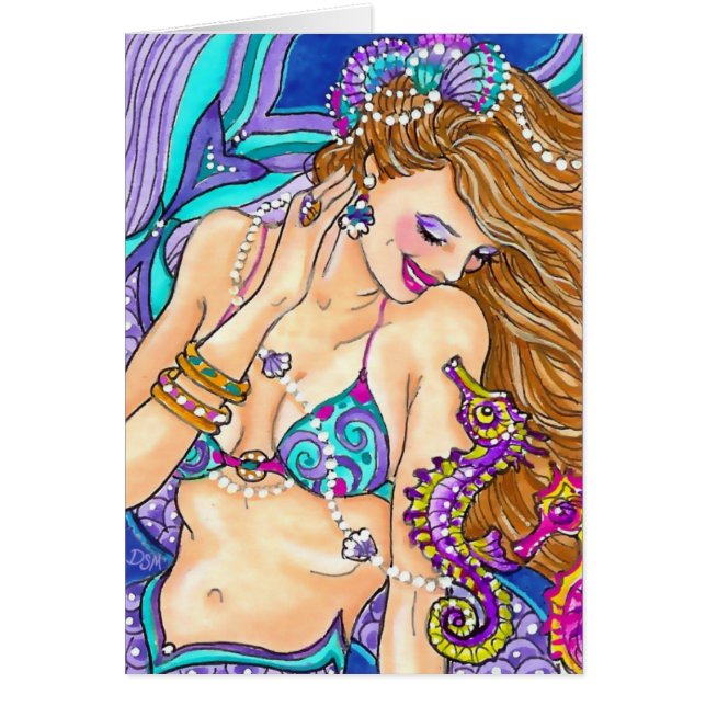 SeahorseWhisperer Hälsningskort (Framsidan)