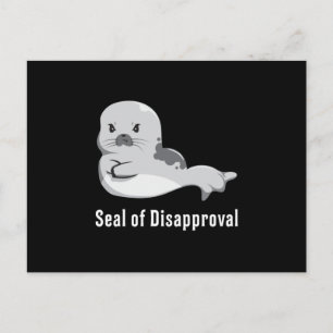Seal Älskare Sjöliv Animal Sea Lejonare Sälar Gift Vykort