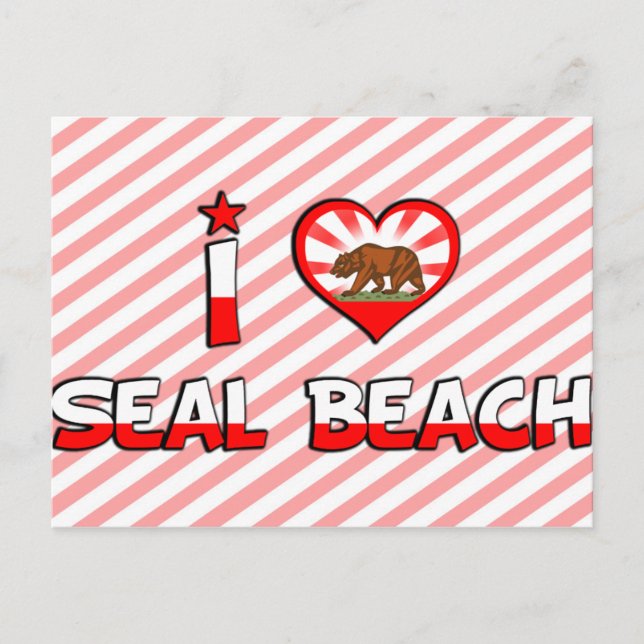 Seal Beach, CA Vykort (Framsida)