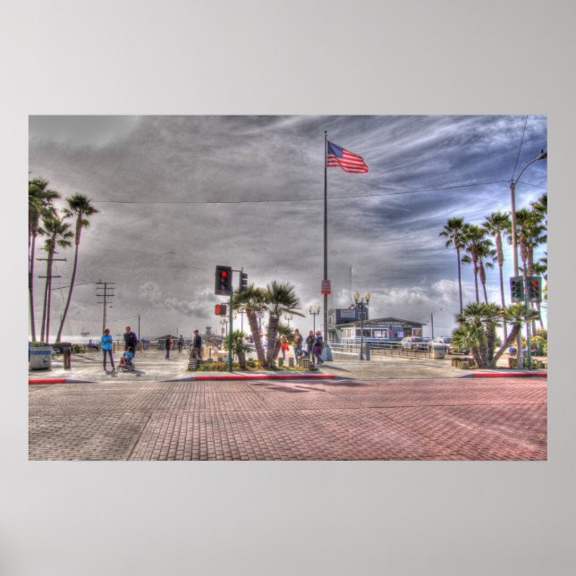 Seal Beach California Poster (Framsidan)