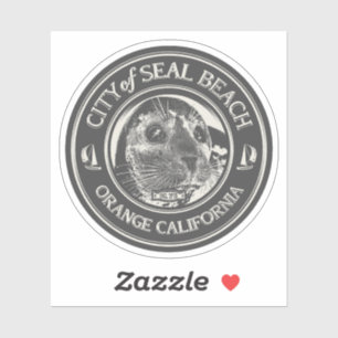 SEAL BEACH - ORANGE CALIFORNIA KLISTERMÄRKEN