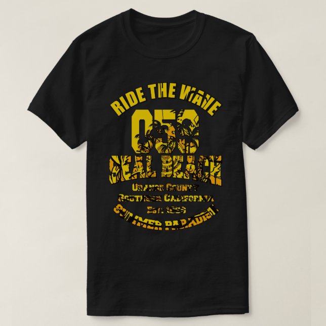 Seal Beach Orange County California USA T Shirt (Design framsida)