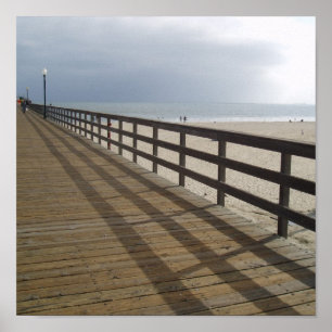 Seal Beach Pier Poster