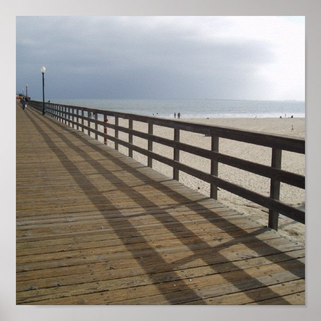 Seal Beach Pier Poster (Framsidan)