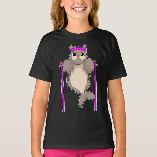 Seal Bodybuild der Drups Bodybuilding T Shirt (Framsida)