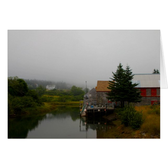 Seal Cove, Grand Manan Hälsningskort (Framsidan Horizontal)