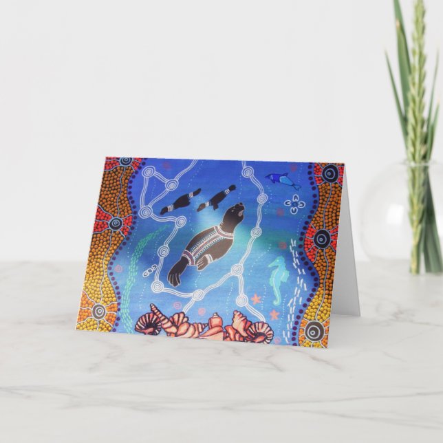 Seal Dreaming Kort (Framsida)