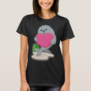 Seal Heart T Shirt