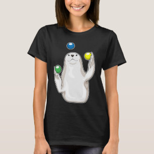 Seal Juggler Juggle T Shirt