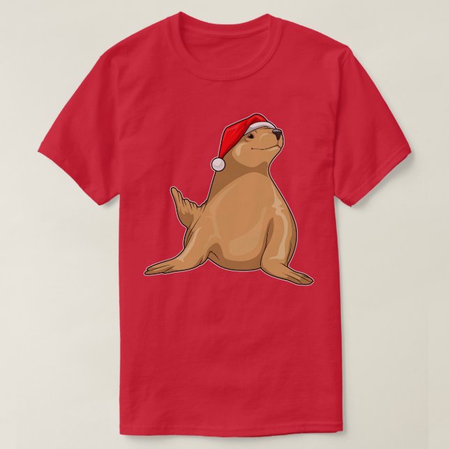 Seal-jultomat T Shirt (Design framsida)