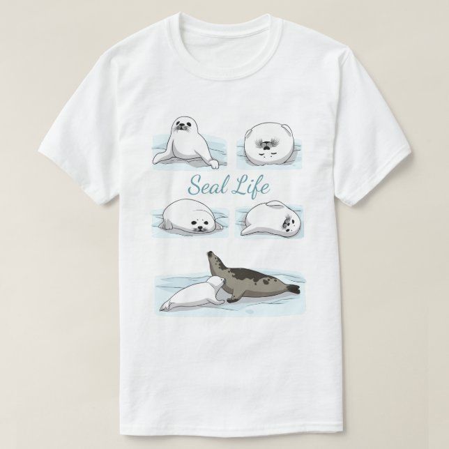 Seal Life T Shirt (Design framsida)