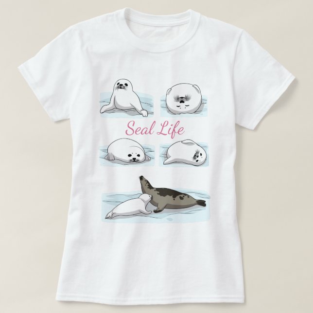Seal Life T Shirt (Design framsida)