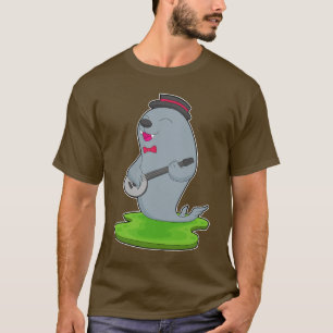 Seal Musician Guitar Music T Shirt