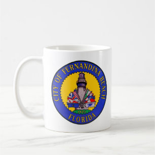 Seal of Fernandina Beach, Florida Coffee Mugg