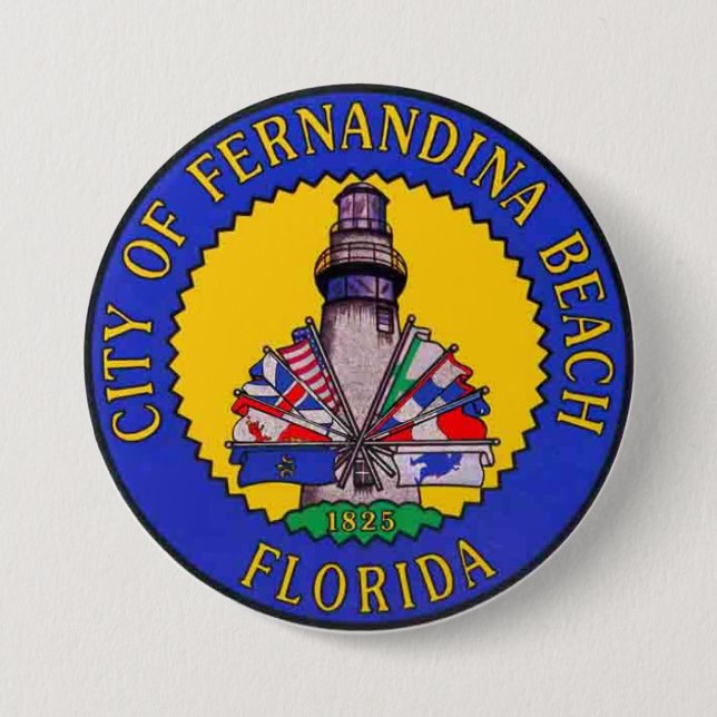 Seal of Fernandina Beach, Florida Knapp (Framsida)