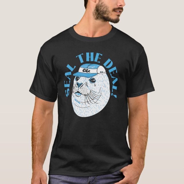 Seal of the Deal Seal Whisperer Animal Marine Biol T Shirt (Framsida)