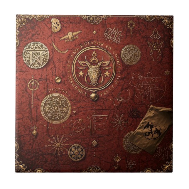 Seal of the Hidden Order Kakelplatta (Framsidan)