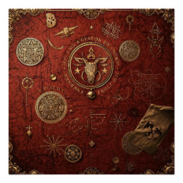 Seal of the Hidden Order Perfect Poster