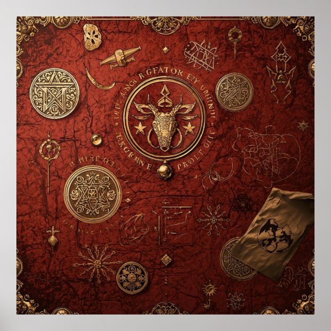 Seal of the Hidden Order Poster (Framsidan)