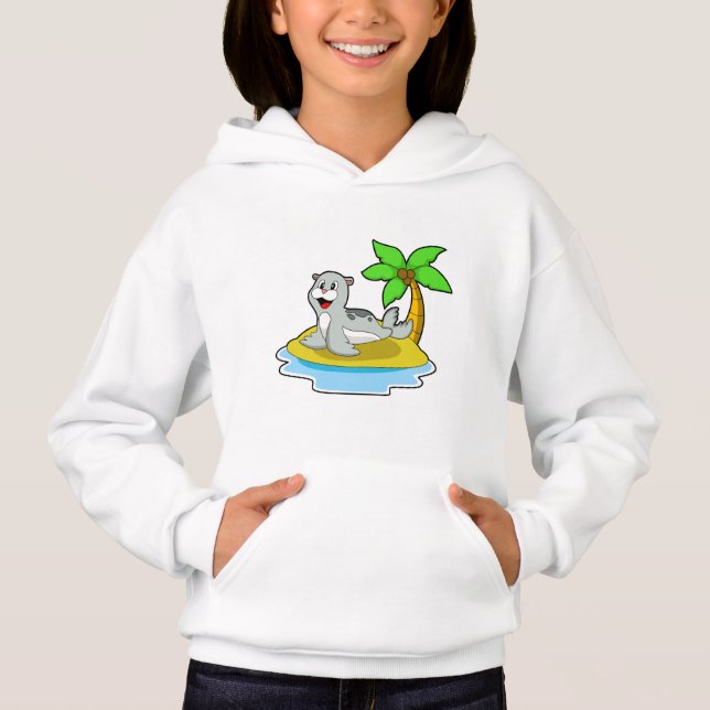 Seal på ön t shirt (Framsida)