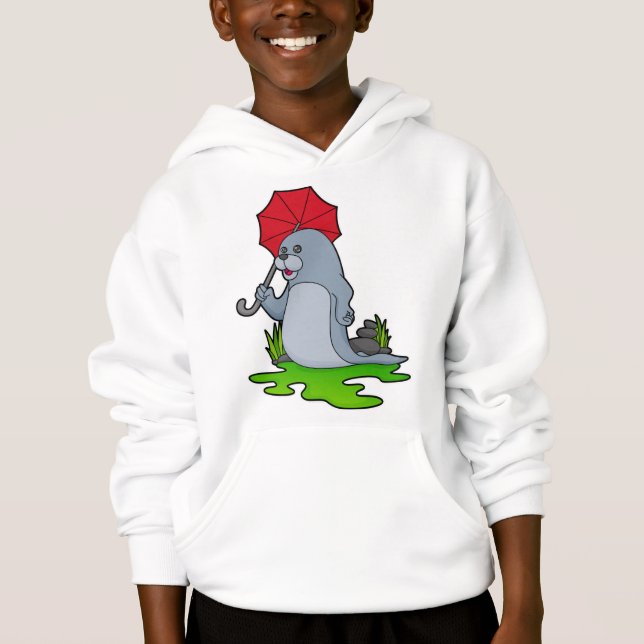 Seal Rining Parbrella T Shirt (Framsida)