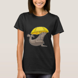Seal Rining Parbrella T Shirt