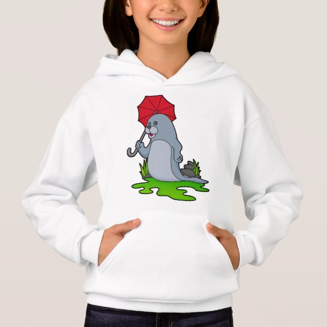 Seal Rining Parbrella T Shirt (Framsida)