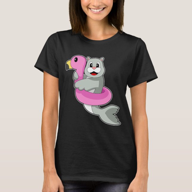 Seal Simma ring Flamingo T Shirt (Framsida)