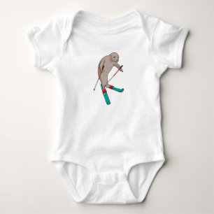 Seal Skier Ski T Shirt