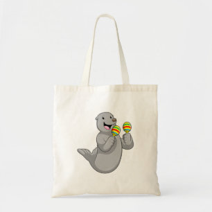 Seal som musiker med Maracas Tygkasse