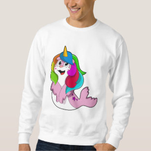 Seal som Unicorn Lång Ärmad Tröja